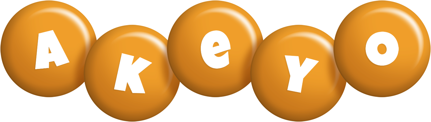 Akeyo candy-orange logo