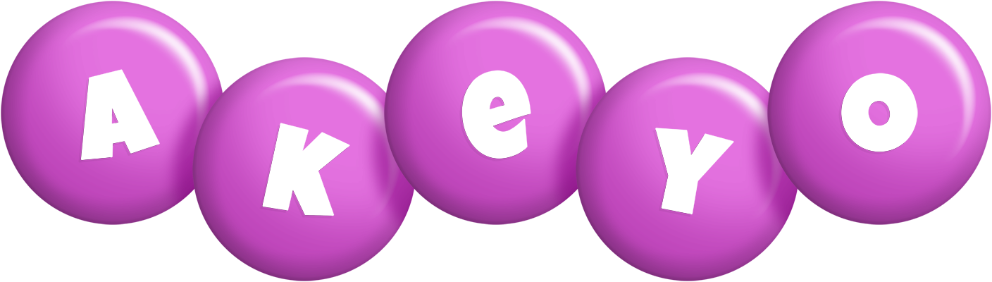 Akeyo candy-purple logo