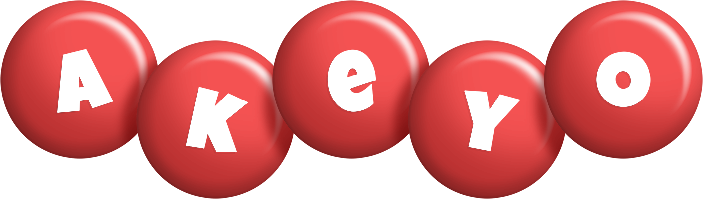 Akeyo candy-red logo