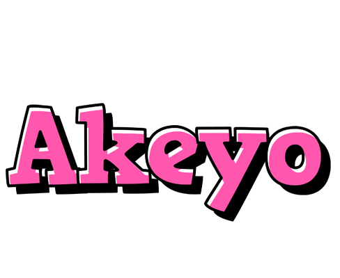 Akeyo girlish logo