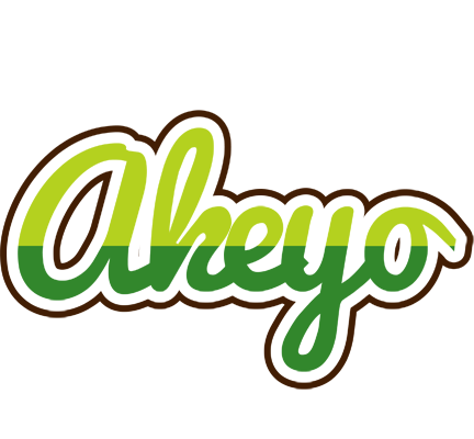 Akeyo golfing logo
