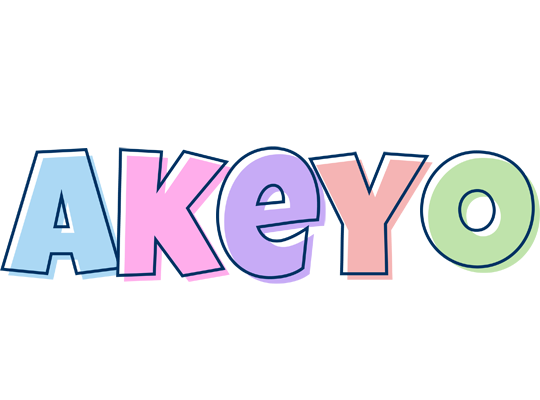Akeyo pastel logo