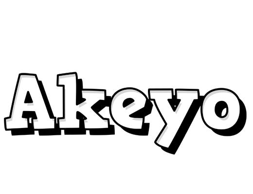 Akeyo snowing logo