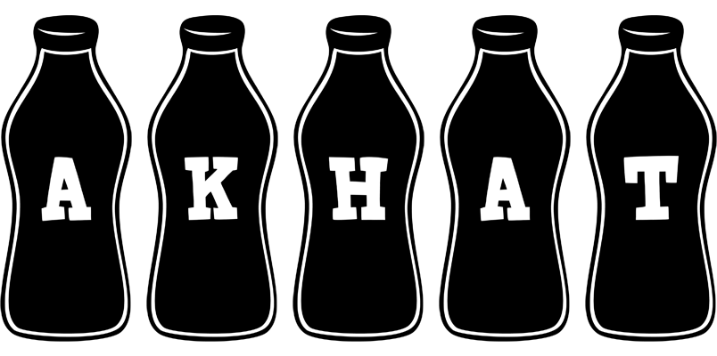 Akhat bottle logo