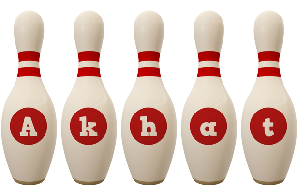 Akhat bowling-pin logo