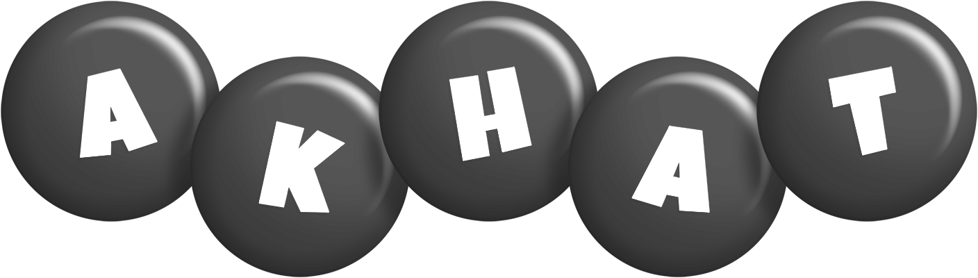 Akhat candy-black logo