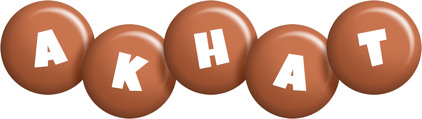 Akhat candy-brown logo