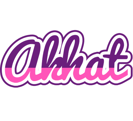 Akhat cheerful logo