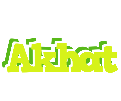 Akhat citrus logo