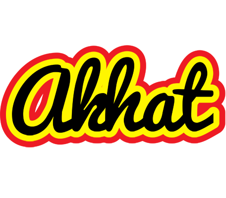 Akhat flaming logo