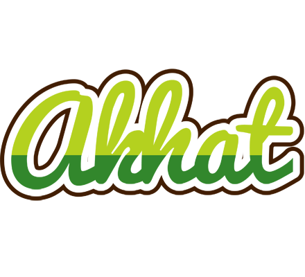Akhat golfing logo