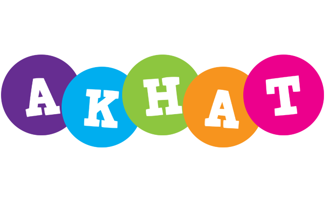 Akhat happy logo