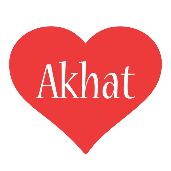 Akhat love logo