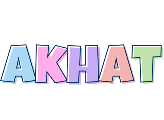 Akhat pastel logo