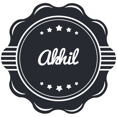 Akhil badge logo
