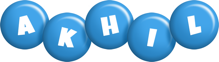 Akhil candy-blue logo