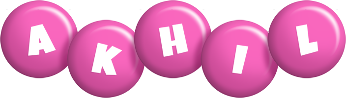 Akhil candy-pink logo