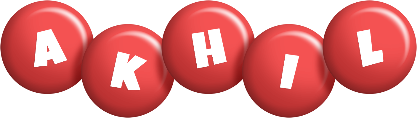 Akhil candy-red logo