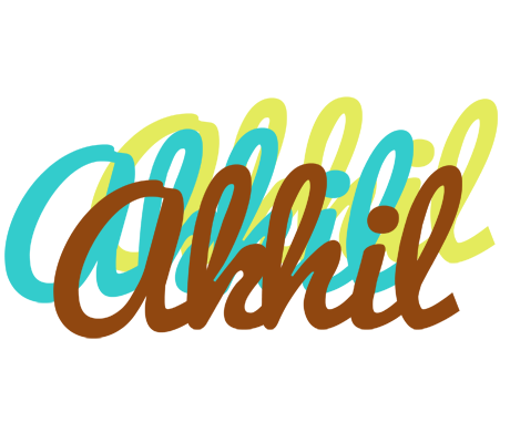 Akhil cupcake logo