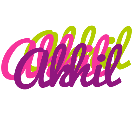 Akhil flowers logo
