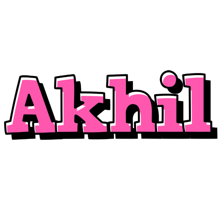 Akhil girlish logo