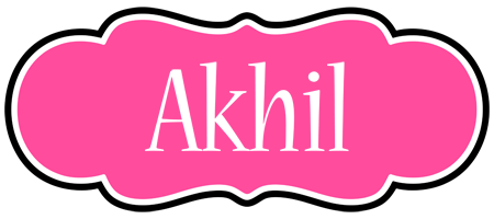 Akhil invitation logo