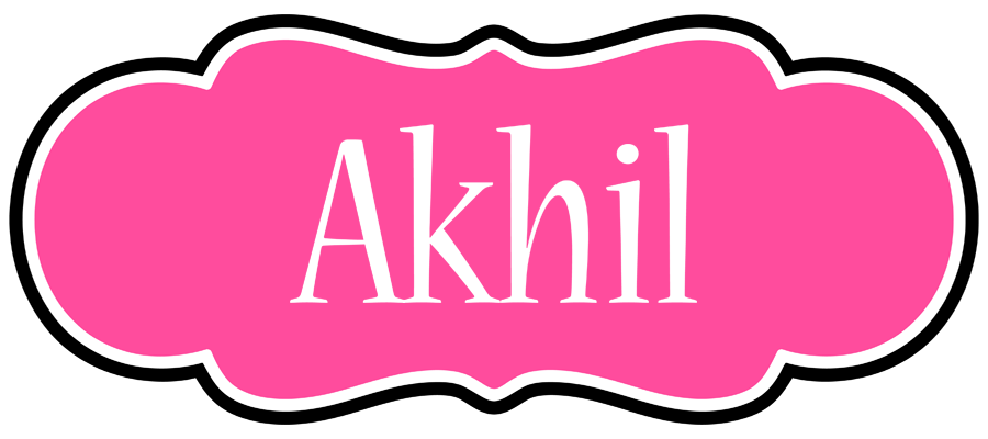 Akhil invitation logo