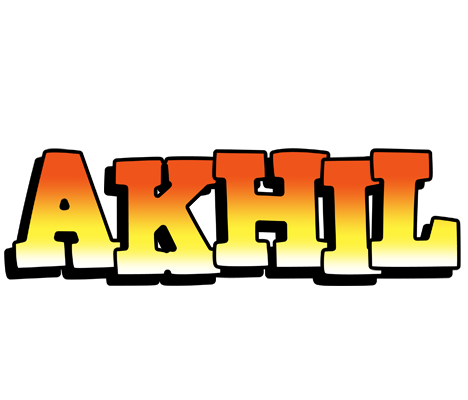 Akhil sunset logo