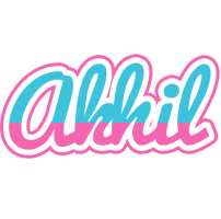 Akhil woman logo