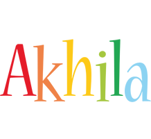 Akhila birthday logo