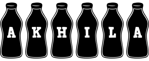 Akhila bottle logo