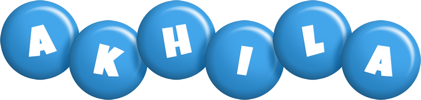 Akhila candy-blue logo