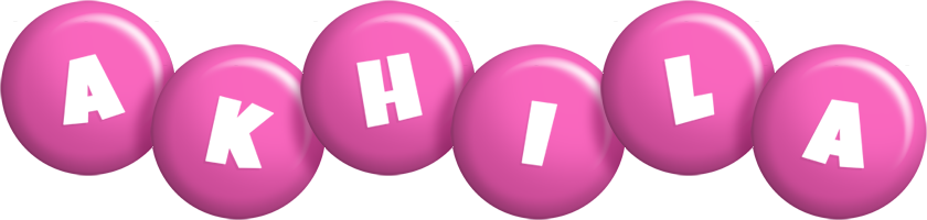 Akhila candy-pink logo