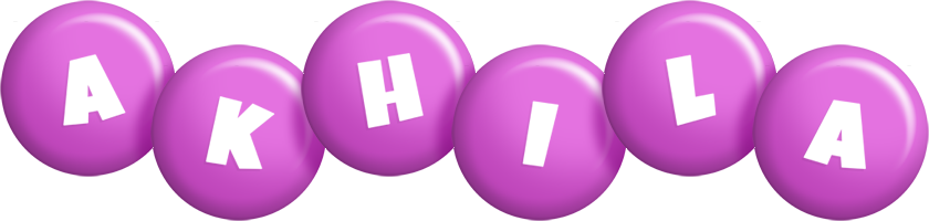 Akhila candy-purple logo