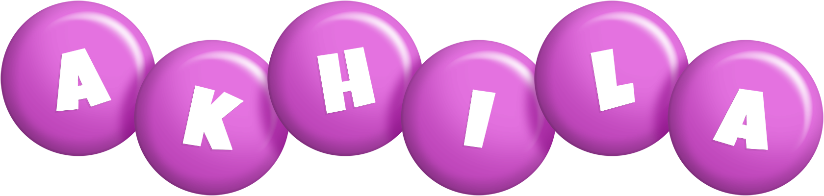 Akhila candy-purple logo