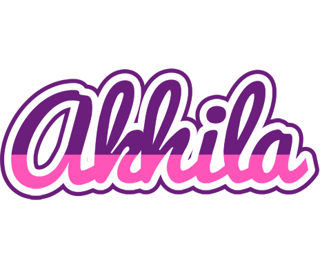 Akhila cheerful logo