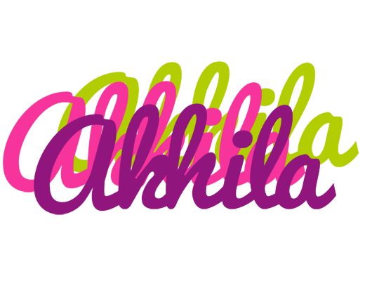 Akhila flowers logo