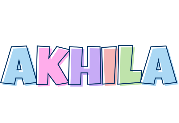 Akhila pastel logo