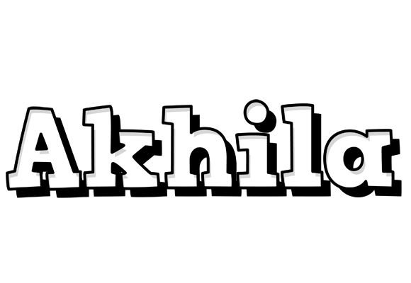 Akhila snowing logo