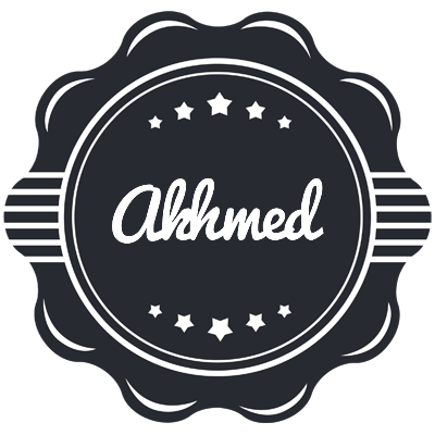 Akhmed badge logo