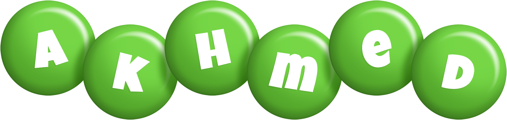 Akhmed candy-green logo