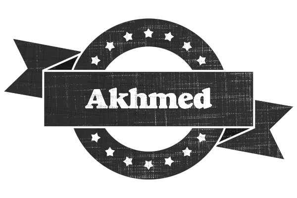Akhmed grunge logo