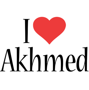 Akhmed i-love logo