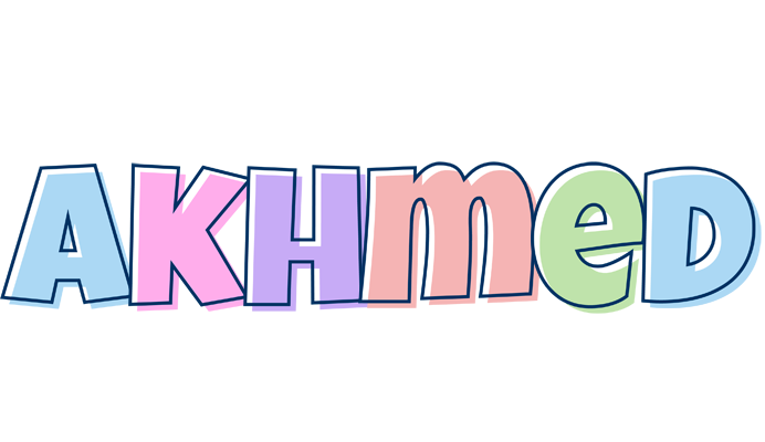 Akhmed pastel logo