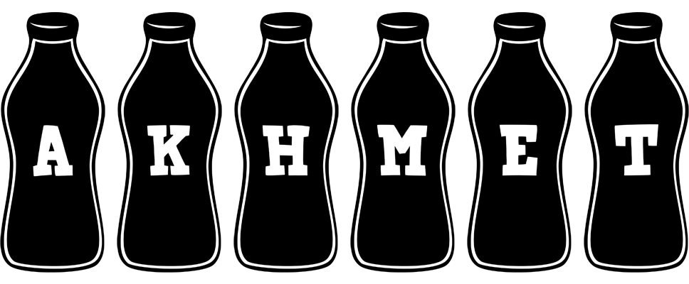 Akhmet bottle logo