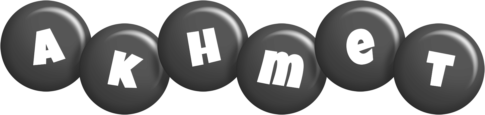 Akhmet candy-black logo