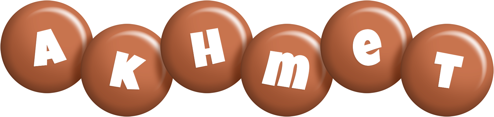 Akhmet candy-brown logo