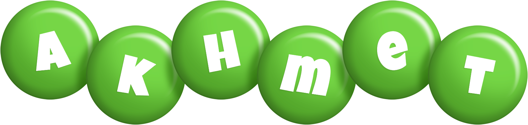 Akhmet candy-green logo