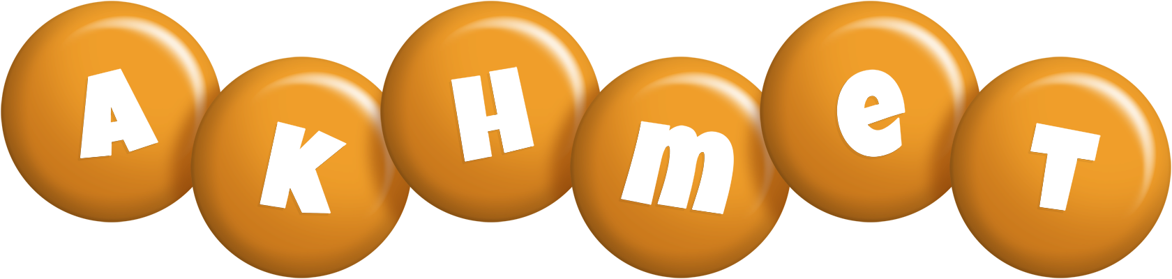 Akhmet candy-orange logo