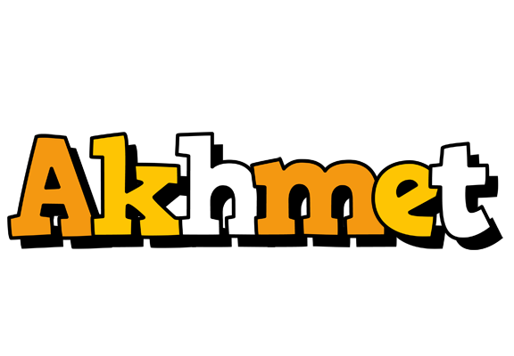 Akhmet cartoon logo